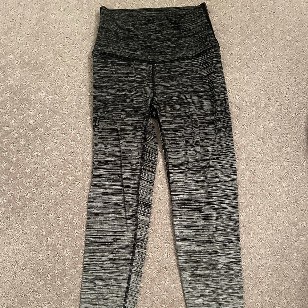 black ombré leggings